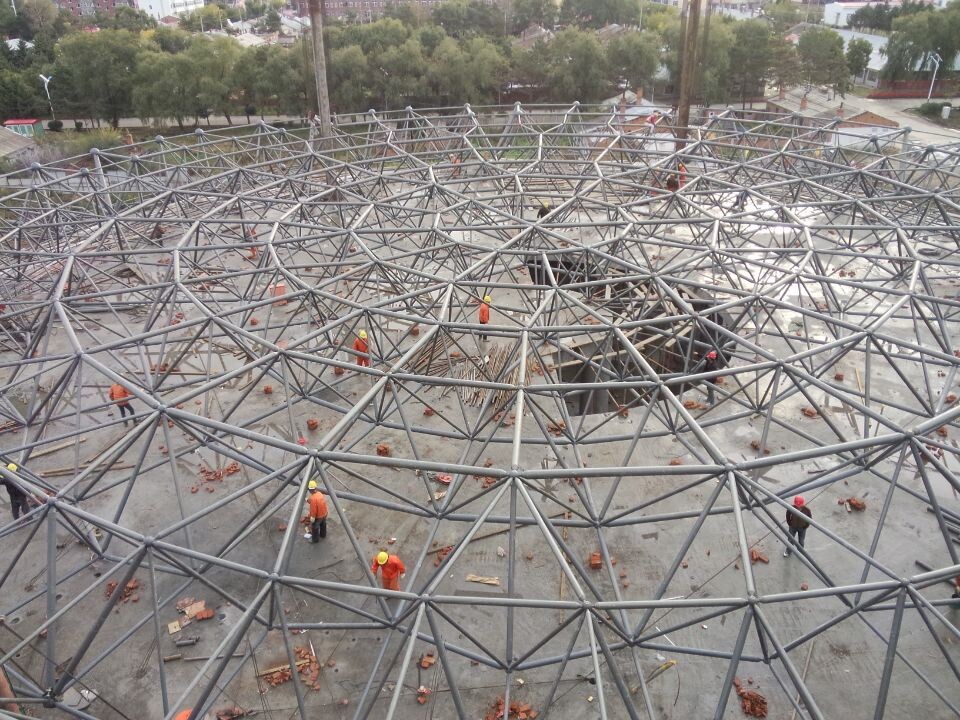 红河全民健身中心网架